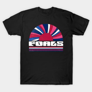 Foals Proud Name Personalized Retro Flowers Beautiful T-Shirt